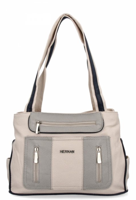 Dámská kabelka shopper bag Hernan béžová 3892-1