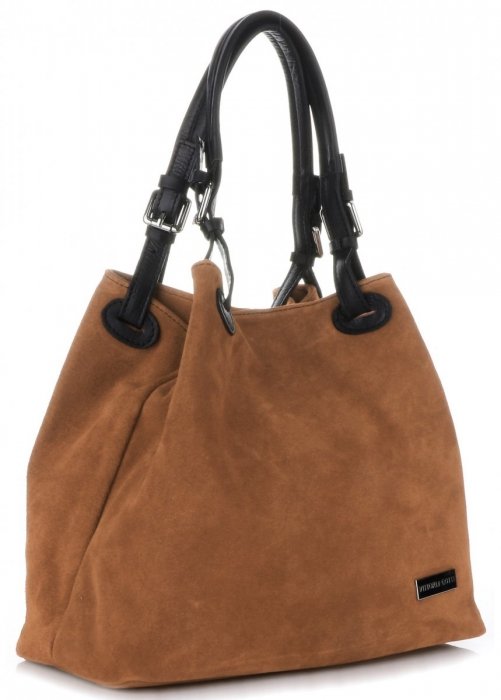 Kožené kabelka shopper bag Vittoria Gotti ryšavá V90047CH