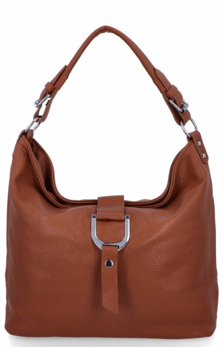 Klasická dámska taška na rameno firmy Herisson 16B376 hnedá