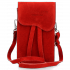 Kožené kabelka univerzální Vittoria Gotti červená V6256C