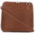 Kožené kabelka listonoška Genuine Leather zrzavá A7