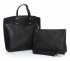 Kožené kabelka shopper bag Genuine Leather černá 6047