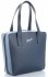 Kožené kabelka kufřík Vittoria Gotti tmavě modrá V6556