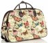 Cestovní taška na kolečkách s výsuvnou rukojetí motýli Or&Mi multicolor Žlutá
