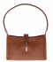 Kožené kabelka klasická Genuine Leather zemitá 4160