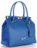 Bőr táska kuffer Vittoria Gotti kobalt V816(1