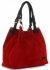 Bőr táska shopper bag Vittoria Gotti piros V90047CH