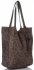 Bőr táska shopper bag Vittoria Gotti csokoládé VL299