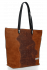 Bőr táska shopper bag Vittoria Gotti barna V2380
