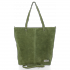 Bőr táska shopper bag Vittoria Gotti zöld VG41