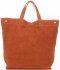 Bőr táska shopper bag Vera Pelle narancs A19