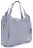 Bőr táska shopper bag Vittoria Gotti világosszürke V2