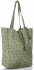 Bőr táska shopper bag Vittoria Gotti zöld VL299