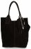 Bőr táska shopper bag Genuine Leather csokoládé 801