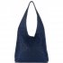 Bőr táska shopper bag Vittoria Gotti kék V31