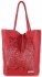 Bőr táska shopper bag Vittoria Gotti piros V577