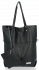 Bőr táska shopper bag Vittoria Gotti fekete V6538