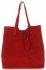 Bőr táska shopper bag Vittoria Gotti piros V205454