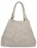 Bőr táska shopper bag Vittoria Gotti bézs 5566-Sbe