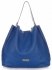 Bőr táska shopper bag Vittoria Gotti kobalt V230