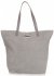 Bőr táska shopper bag Vittoria Gotti világosszürke V915