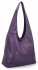 Uniwersalne Torebki Damskie Shopper Bag firmy Hernan HB0141 Ciemno Fioletowa