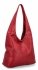 Uniwersalne Torebki Damskie Shopper Bag firmy Hernan HB0141 Ciemno Bordowa