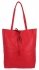 Uniwersalna Torebka Damska Shopper Bag XL Hernan HB0253 Czerwona