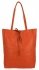 Uniwersalna Torebka Damska Shopper Bag XL Hernan HB0253 Pomarańczowa