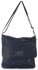 GEANȚĂ DIN PIELE tip poștaș Genuine Leather bleumarin L5127