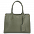 GEANȚĂ DIN PIELE cufăr Vittoria Gotti verde de sticlă V554050