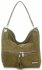 GEANȚĂ DIN PIELE shopper bag Vittoria Gotti verde V3821