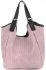 GEANȚĂ DIN PIELE shopper bag Vittoria Gotti roz de pudră V80050