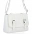 GEANȚĂ DE DAMĂ tip poștaș BEE BAG alb 1002S23