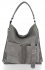 GEANȚĂ DIN PIELE shopper bag Roberto Ricci gri 19145