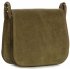 GEANȚĂ DIN PIELE tip poștaș Genuine Leather verde 0003