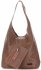 GEANȚĂ DIN PIELE shopper bag Vittoria Gotti maro pământiu V8804