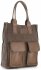 Kožené kabelka shopper bag Vittoria Gotti zemitá V27A