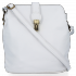 Kožené kabelka univerzálna Vittoria Gotti biela V2466