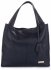 Kožené kabelka shopper bag Vittoria Gotti tmavo modrá V2