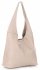 Kožené kabelka shopper bag Vittoria Gotti béžová V3L