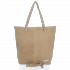 Kožené kabelka shopper bag Vittoria Gotti béžová VG41