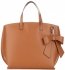 Kožené kabelka shopper bag Vittoria Gotti ryšavá V6D BIGru