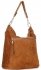 Kožené kabelka shopper bag Genuine Leather ryšavá 1330