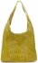 Kožené kabelka shopper bag Vera Pelle A1 žltá
