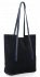 Kožené kabelka shopper bag Vittoria Gotti tmavo modrá V6590C