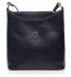 Kožené kabelka listonoška Genuine Leather tmavo modrá 6001