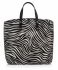 Kožené kabelka shopper bag Genuine Leather čierna 806576