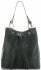 Kožené kabelka shopper bag Vittoria Gotti fľašková zelená V344