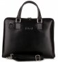 GEANȚĂ DIN PIELE business Vittoria Gotti negru V971